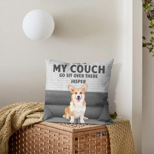 Custom Photo Personalized Pillow - This Is My Couch - Gift For Pet Lovers - Joliny