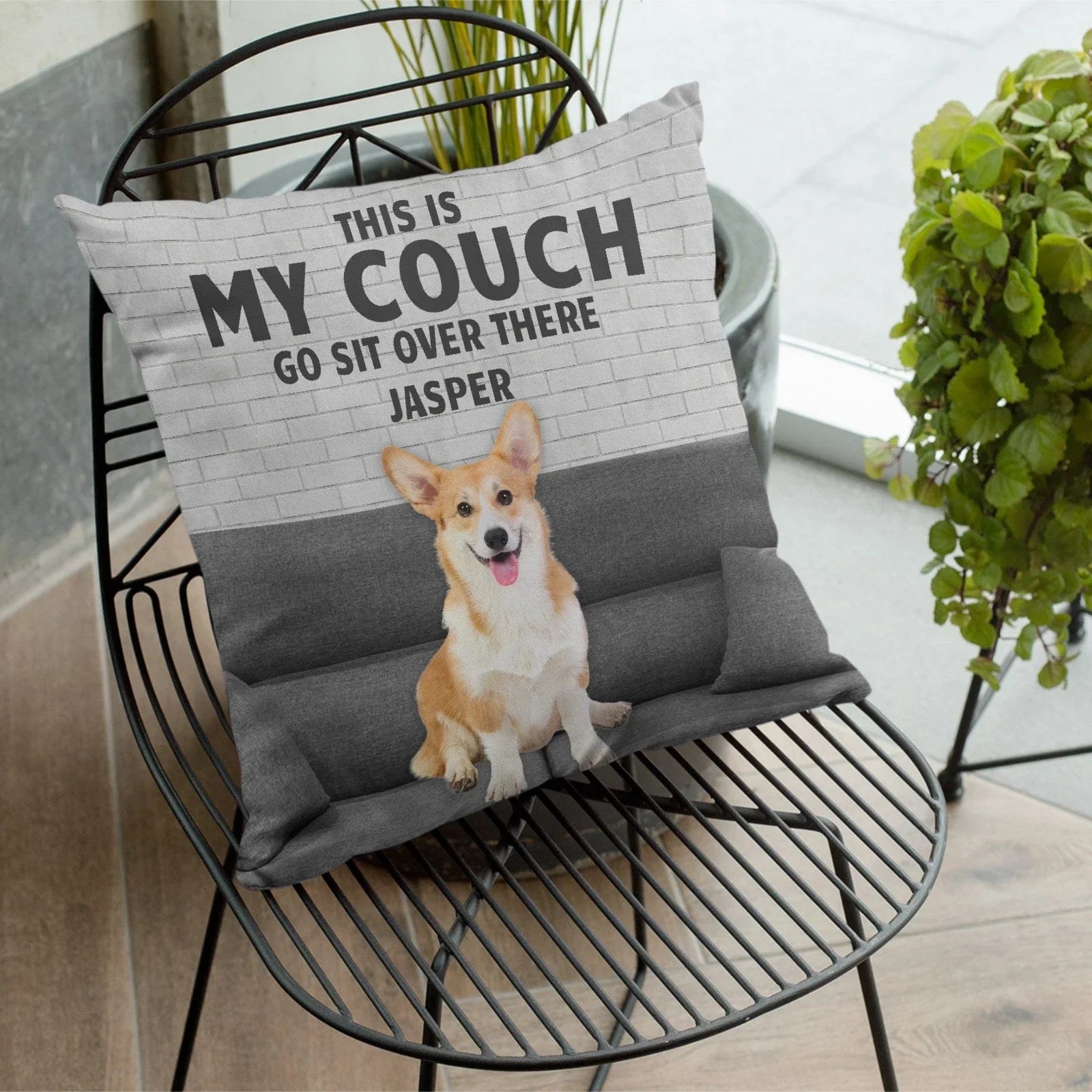 Custom Photo Personalized Pillow - This Is My Couch - Gift For Pet Lovers - Joliny