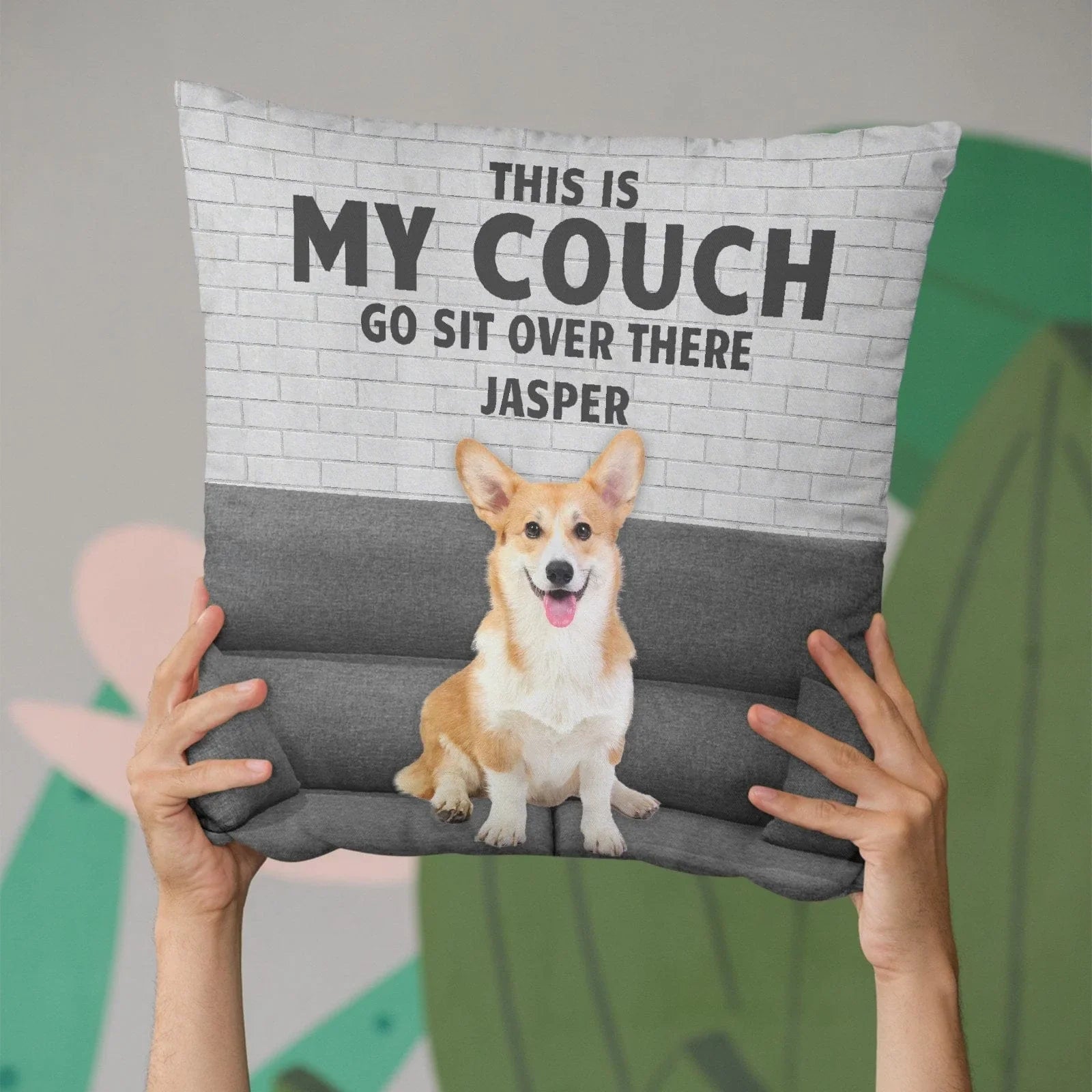 Custom Photo Personalized Pillow - This Is My Couch - Gift For Pet Lovers - Joliny