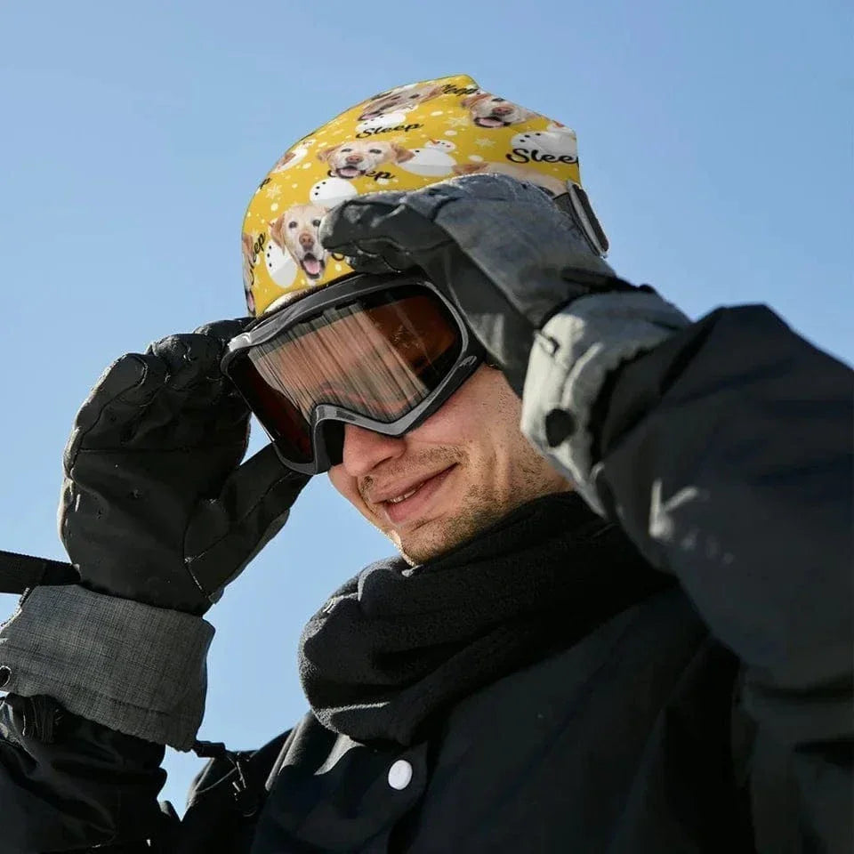 Customized Christmas Hat for Pet Photo - Personalized Pet Photo and Name Hat - Gifts for Pet Lovers, Pet Owners - Joliny