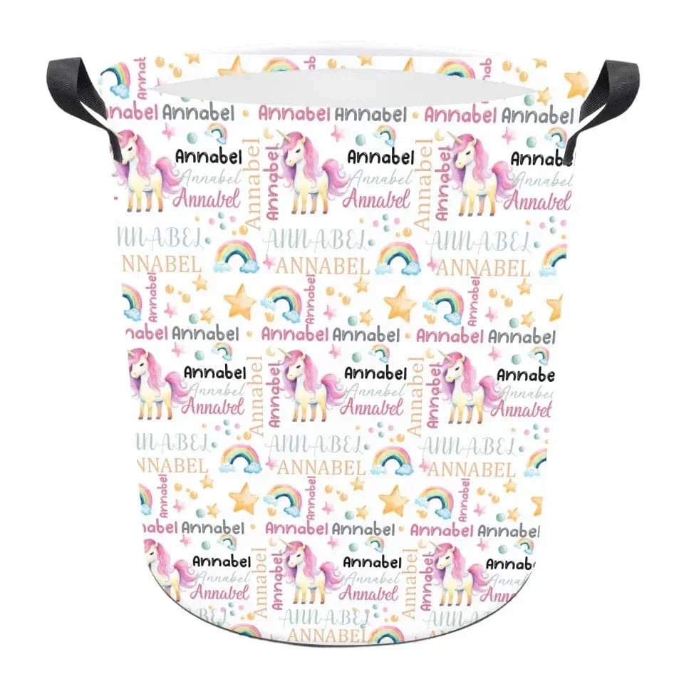 Unicorn Pattern Name Custom Blanket For Kids - Joliny
