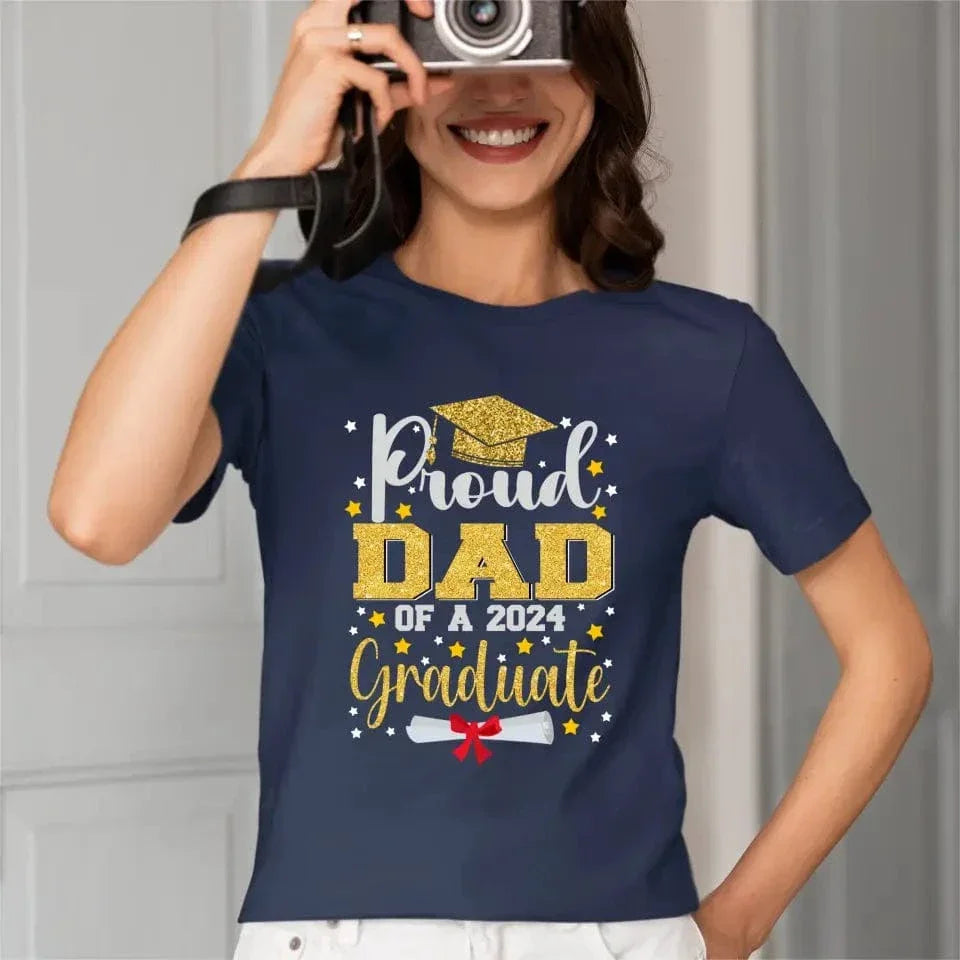 2024 Graduation Season Personalized T-Shirt A Father’s Pride - Joliny