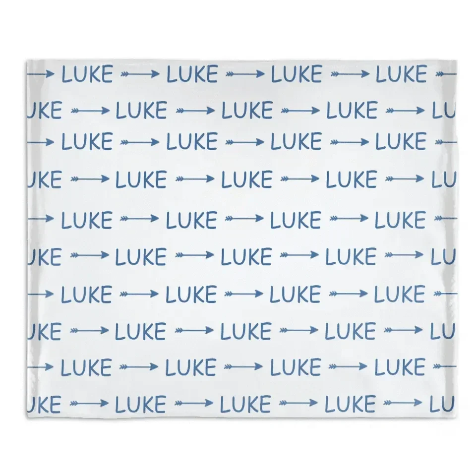 Arrow Plush Personalized Name Blanket - Joliny
