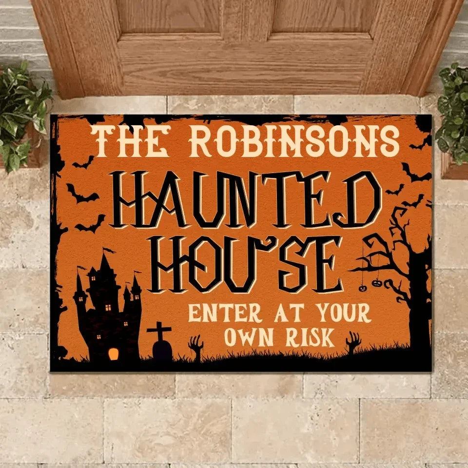 At Your Own Risk - Halloween Personalized Decorative Cushion - Joliny