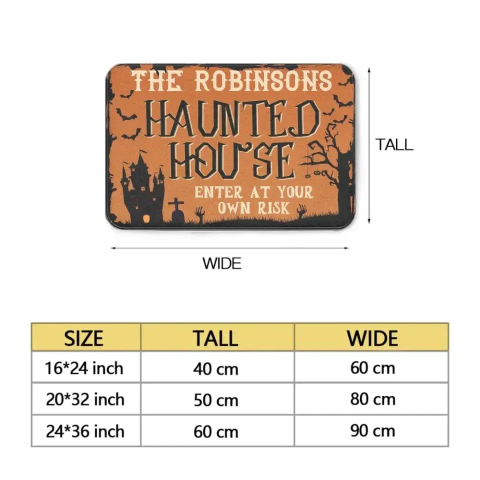 At Your Own Risk - Halloween Personalized Decorative Cushion - Joliny