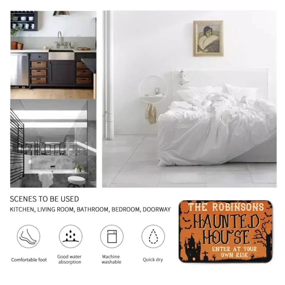 At Your Own Risk - Halloween Personalized Decorative Cushion - Joliny