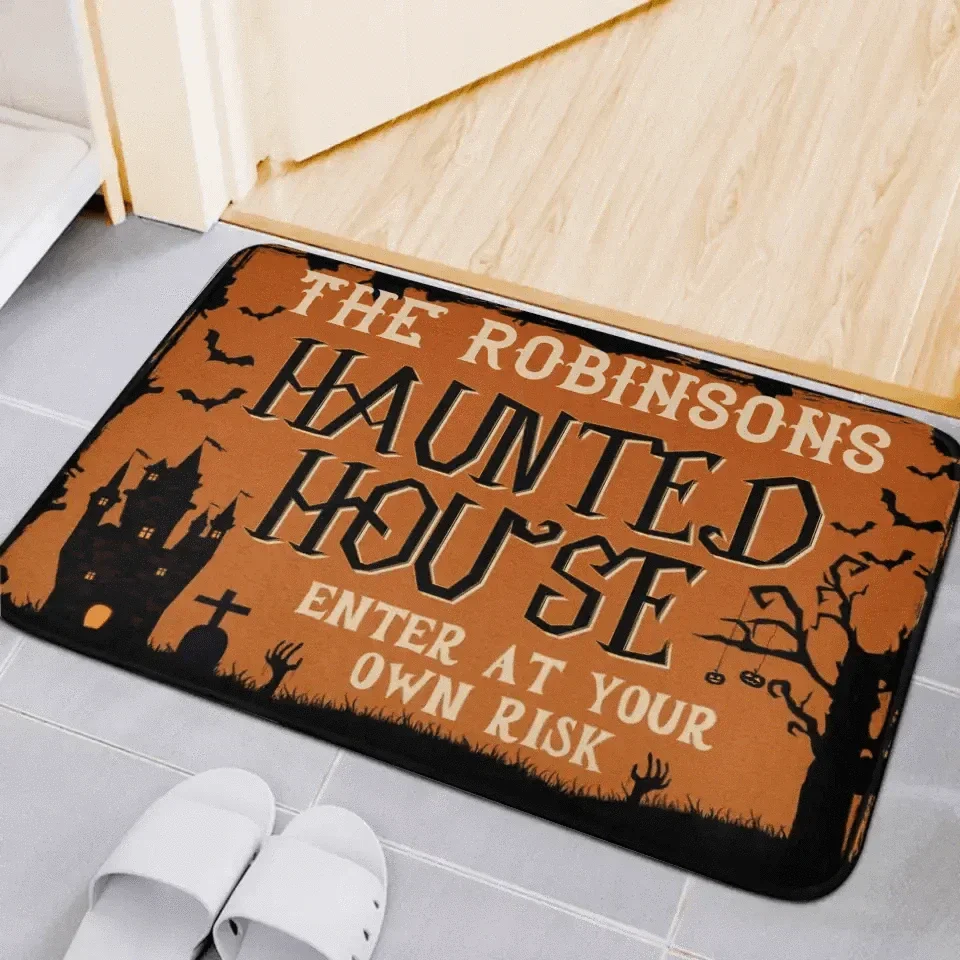 At Your Own Risk - Halloween Personalized Decorative Cushion - Joliny