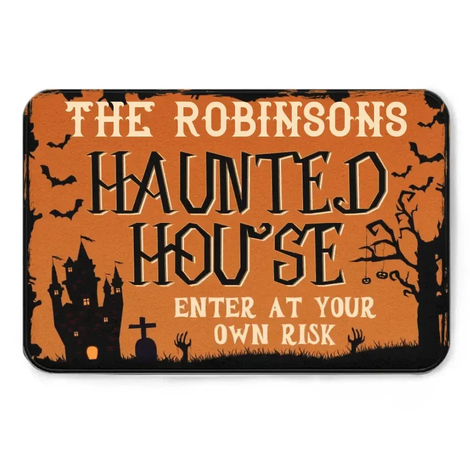 At Your Own Risk - Halloween Personalized Decorative Cushion - Joliny