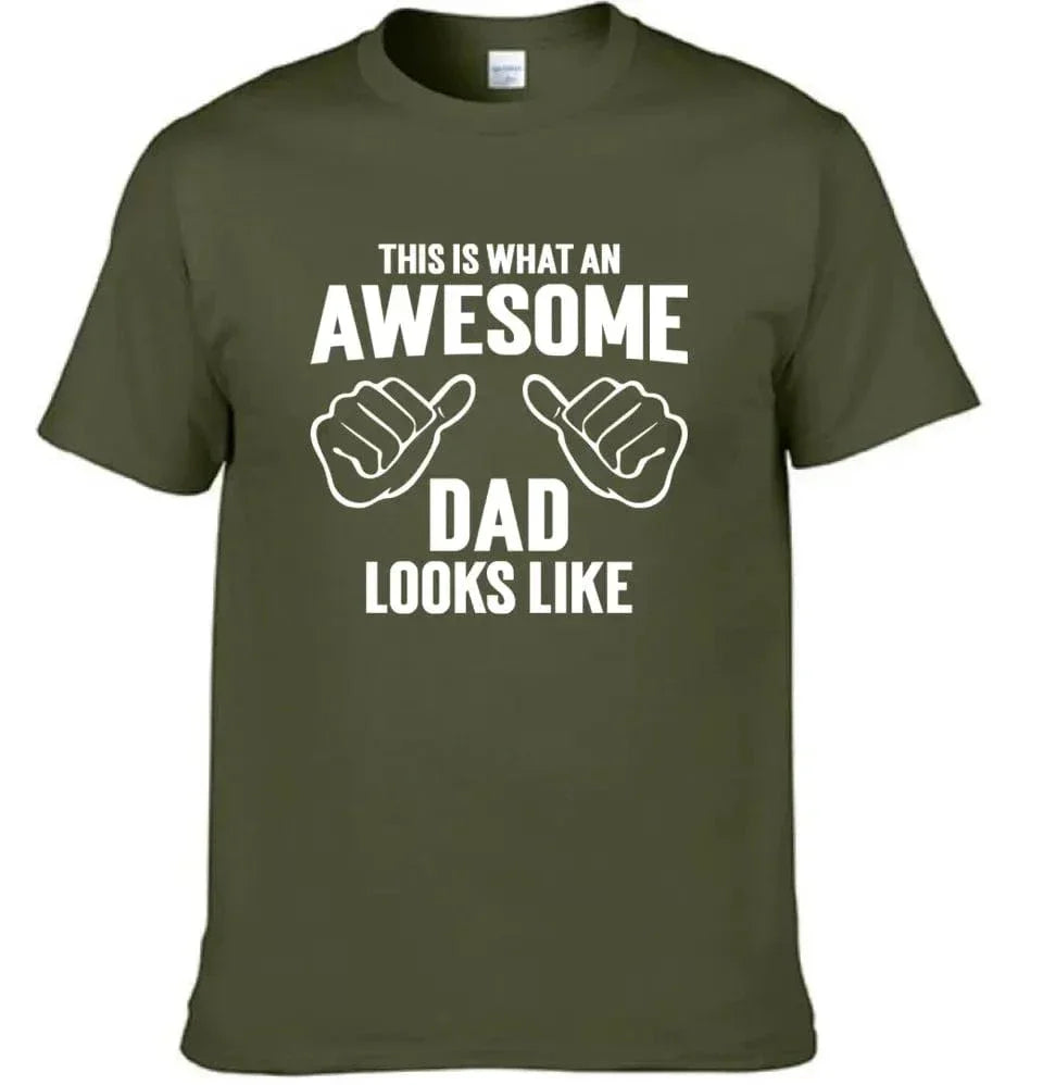 AWESOME DAD T-Shirt - This Is What An Dad Looks Like - Joliny