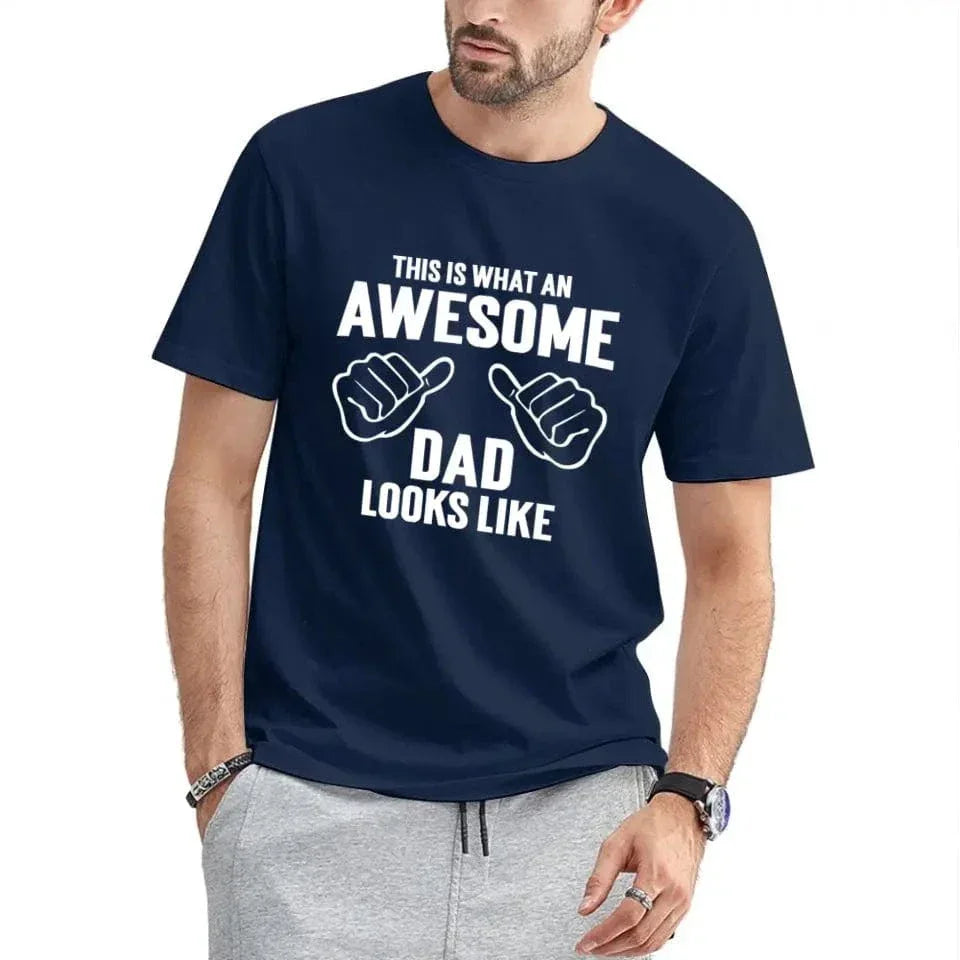 AWESOME DAD T-Shirt - This Is What An Dad Looks Like - Joliny