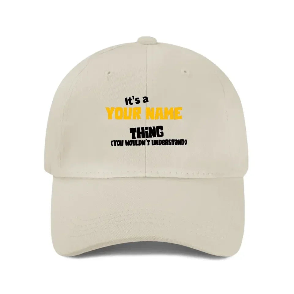 You won’t understand, customized name mesh cap baseball cap - Joliny
