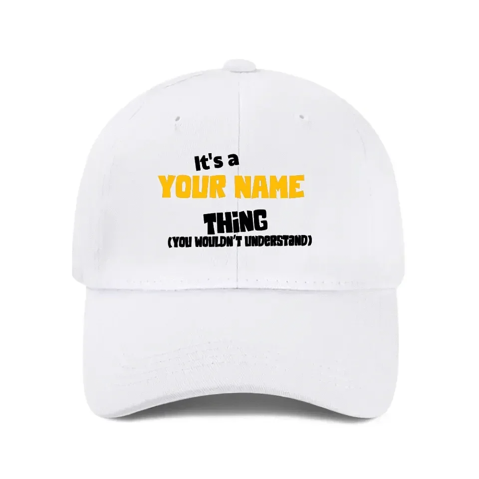 You won’t understand, customized name mesh cap baseball cap - Joliny