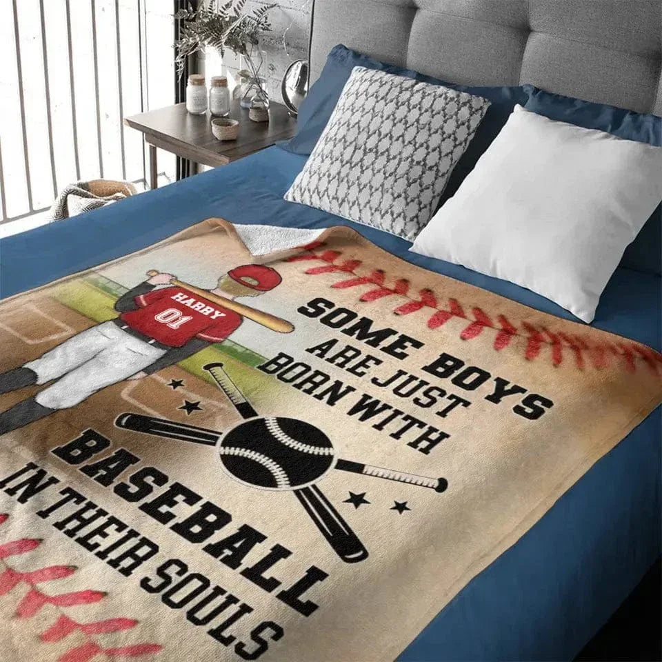 Baseball Sport - Personalized Blanket - Gifts for Baseball players,Enthusiasts - Joliny