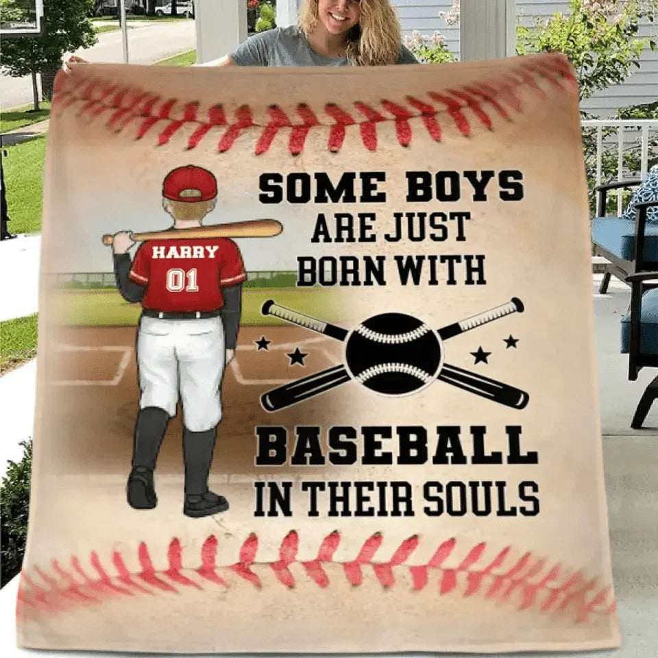 Baseball Sport - Personalized Blanket - Gifts for Baseball players,Enthusiasts - Joliny