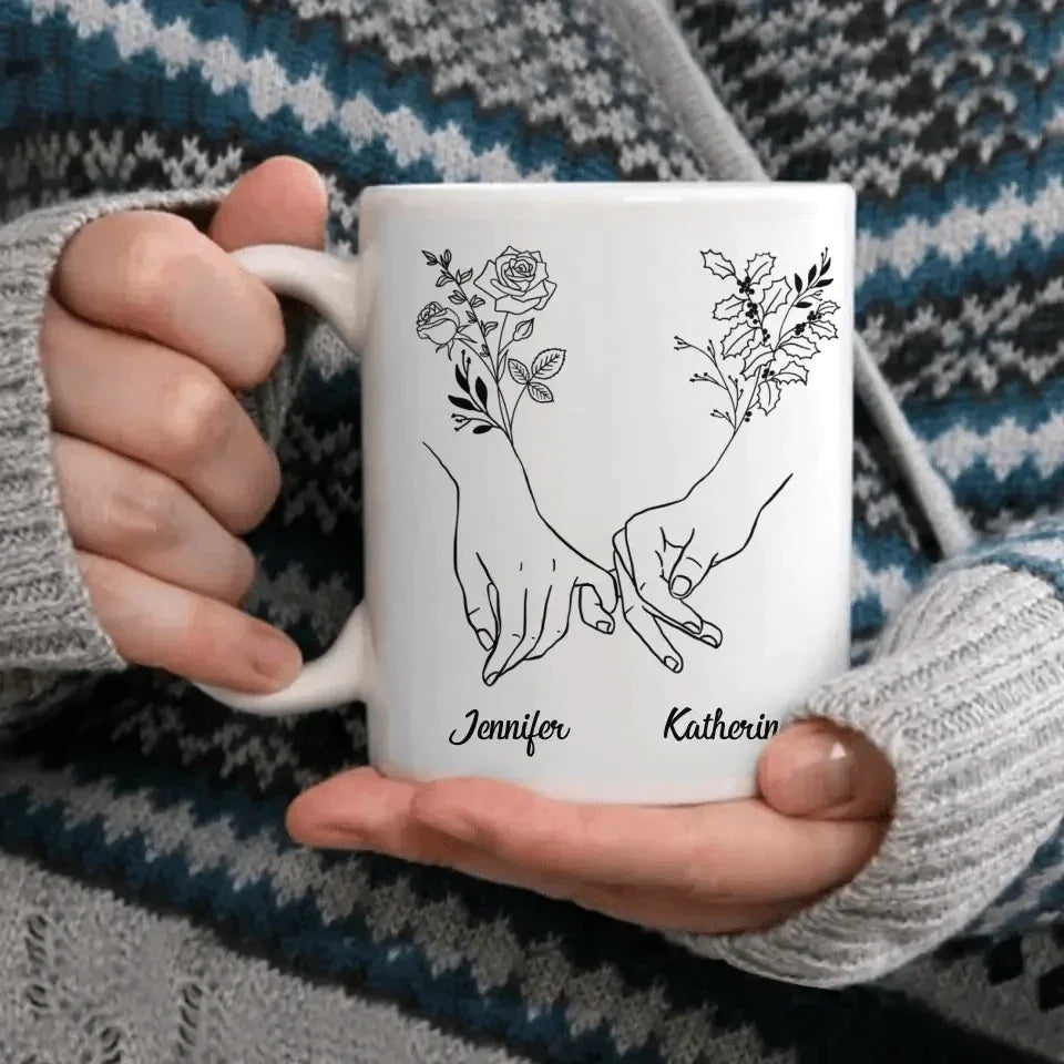 Bestie BFF Personalized Custom Mug - There Is No Better Sister Than You - Joliny