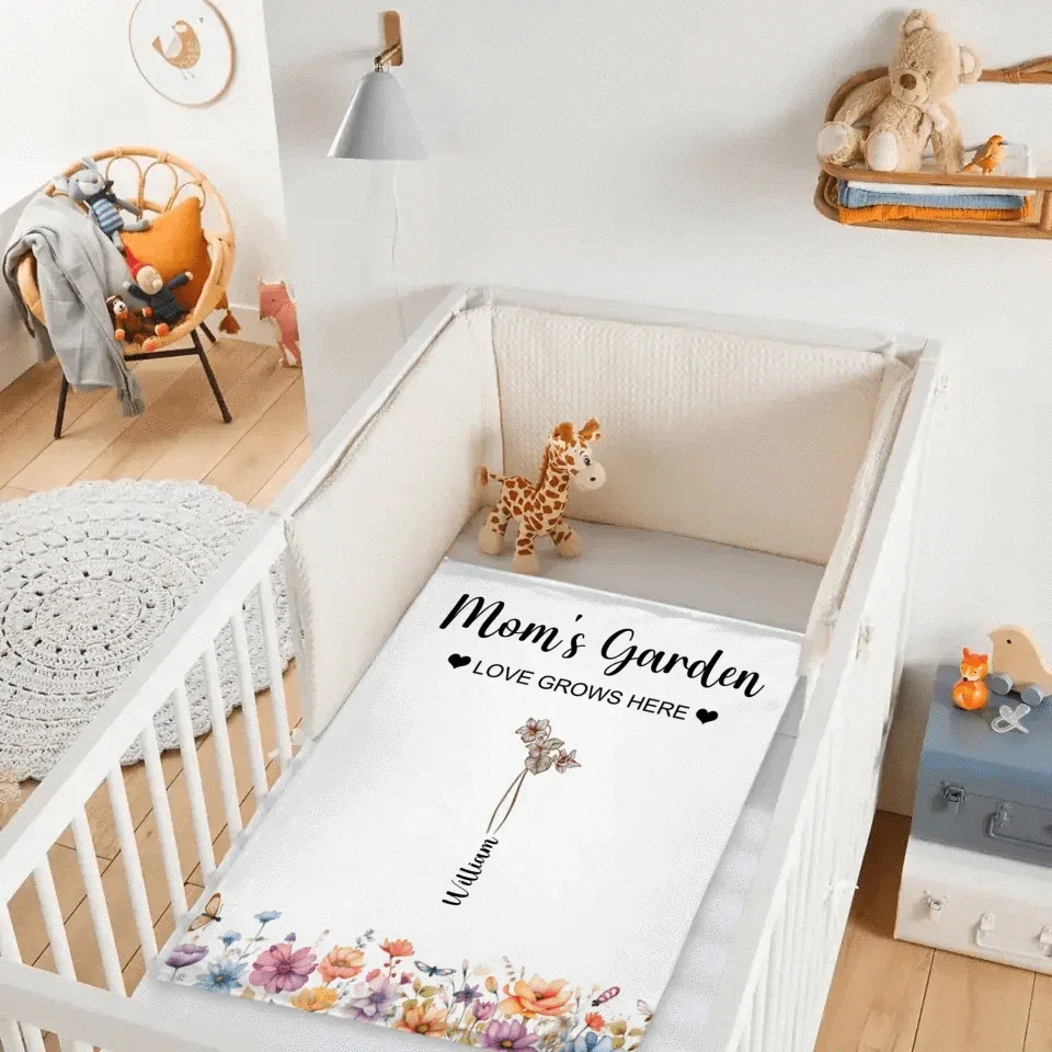 Birthday Flower Custom Blanket - Personalised Family Name And Birthday Flowers Blanket - A Gift For Family,Mom - Joliny