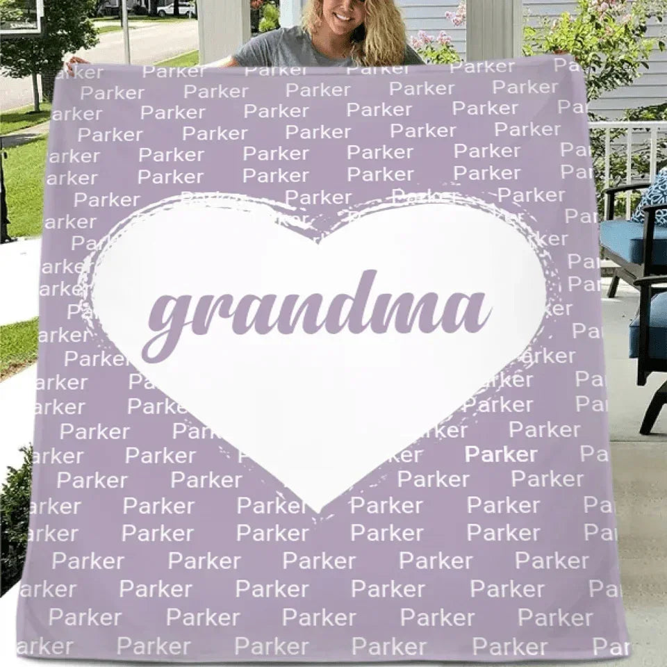 Blankets To Convey Love - Name And Designation Custom Personalized Text Loving Blanket - A Gift For Family - Joliny