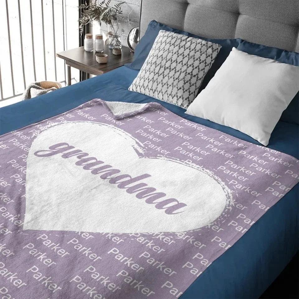 Blankets To Convey Love - Name And Designation Custom Personalized Text Loving Blanket - A Gift For Family - Joliny
