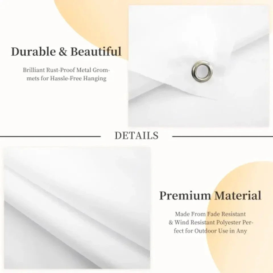 Blue and Gold Large Size Congrats Grad Background Banner, Balloon Star and Small Round White Lamp - Joliny