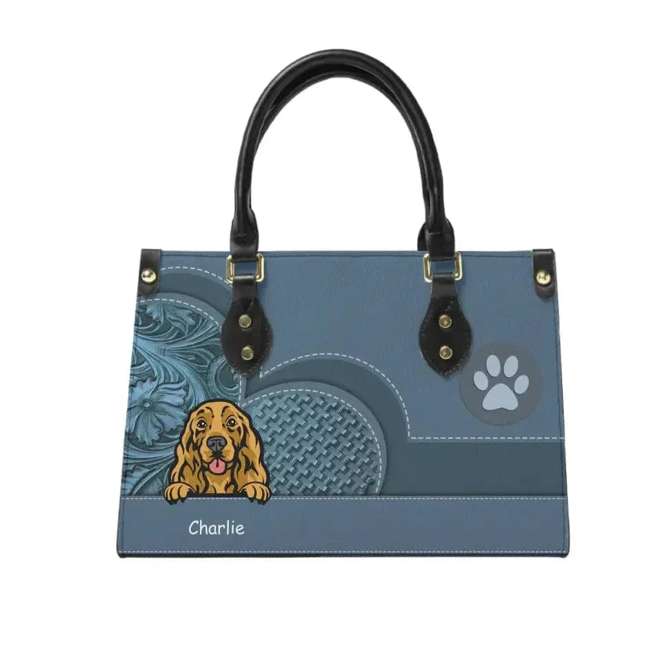 Personalized Dog Leather Handbag - Gift For Dog Lover - Joliny