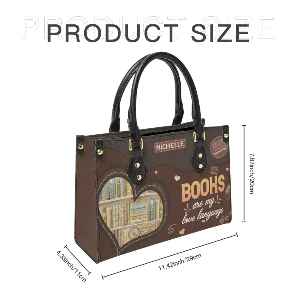 Book Nerd Chic: Tote Your Tomes with Our Personalized Leather Handbags - Joliny