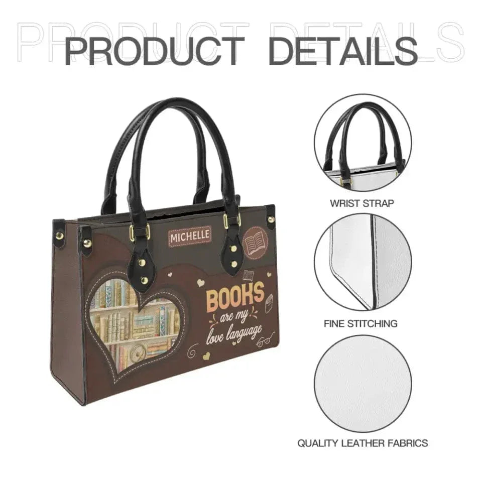Book Nerd Chic: Tote Your Tomes with Our Personalized Leather Handbags - Joliny