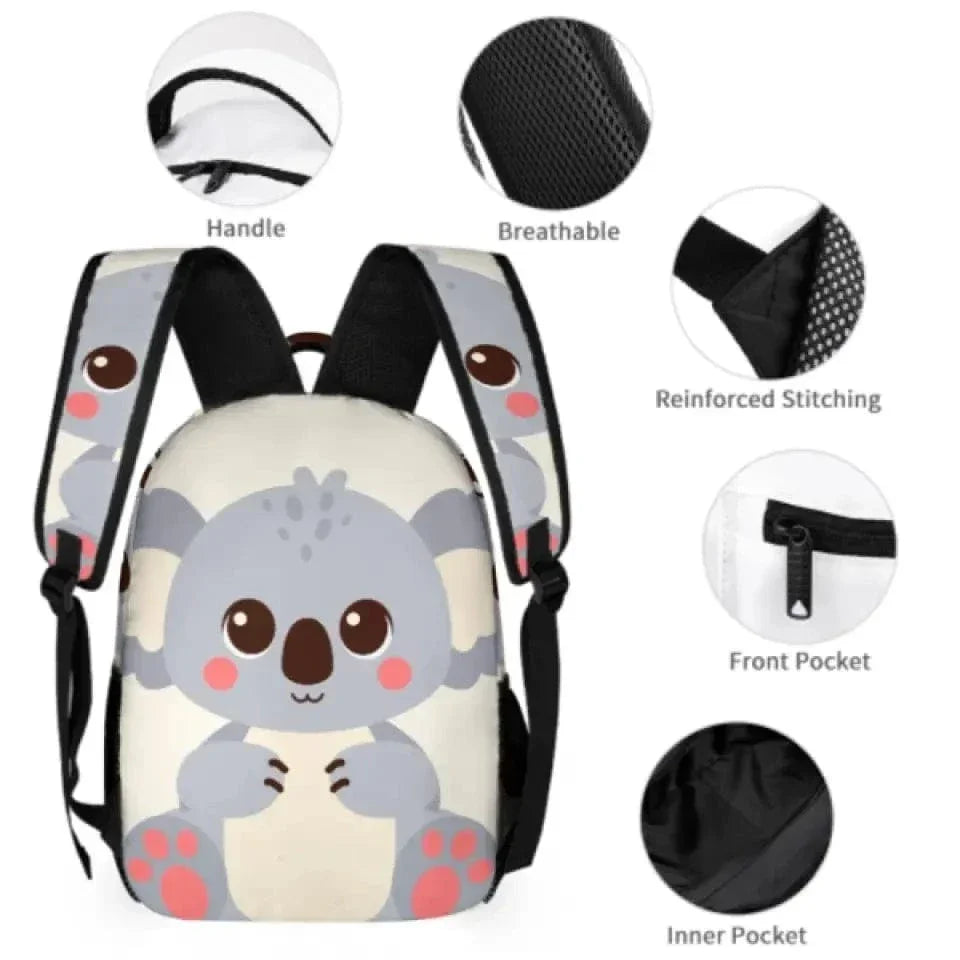 Cartoon Wind School Bag - Back to School Gift for Kids - Joliny