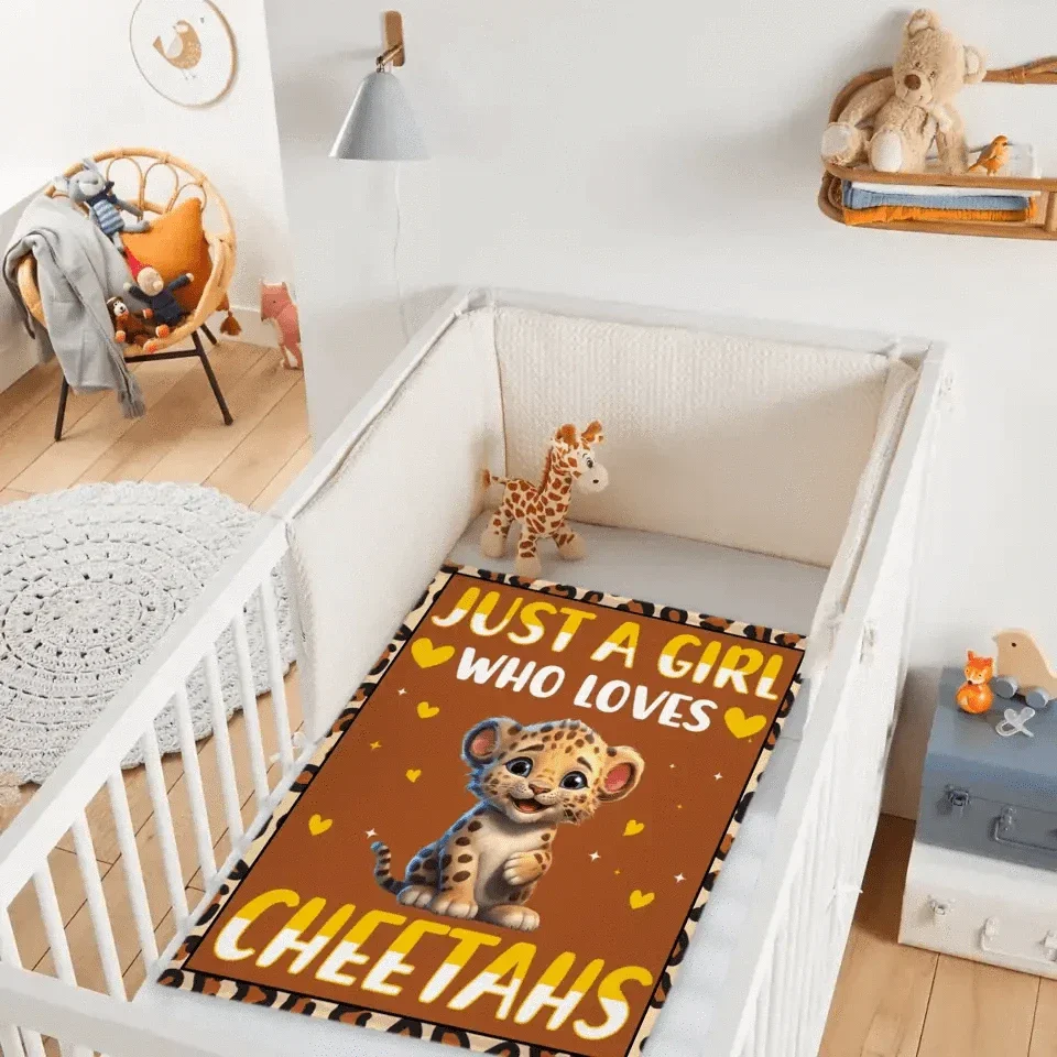 Cheetah Animal Blanket Women Gift Just for a Girl Who Loves Cheetahs - Joliny