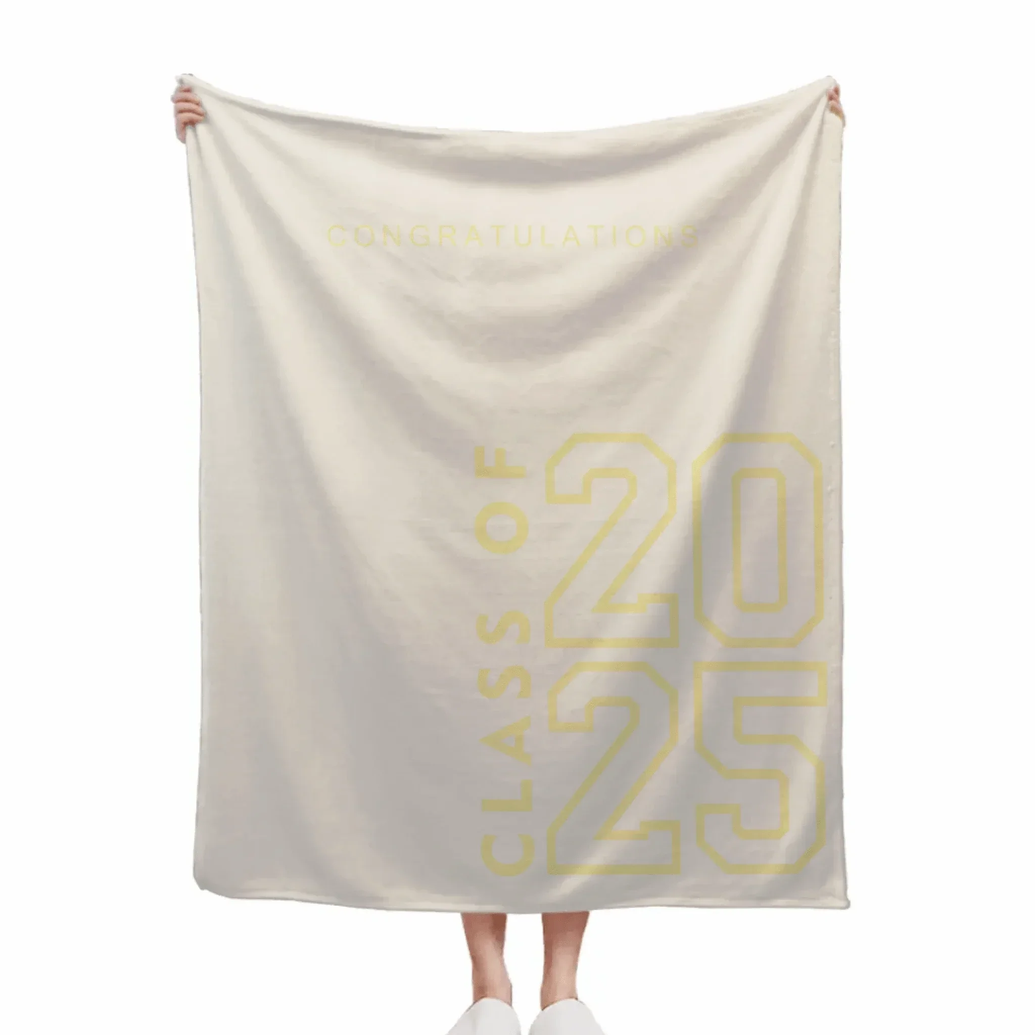 Class of 2025 Customized Graduation Blanket - Personalized with school name - Graduation Gifts for Kids, Classmates and Friends - Joliny