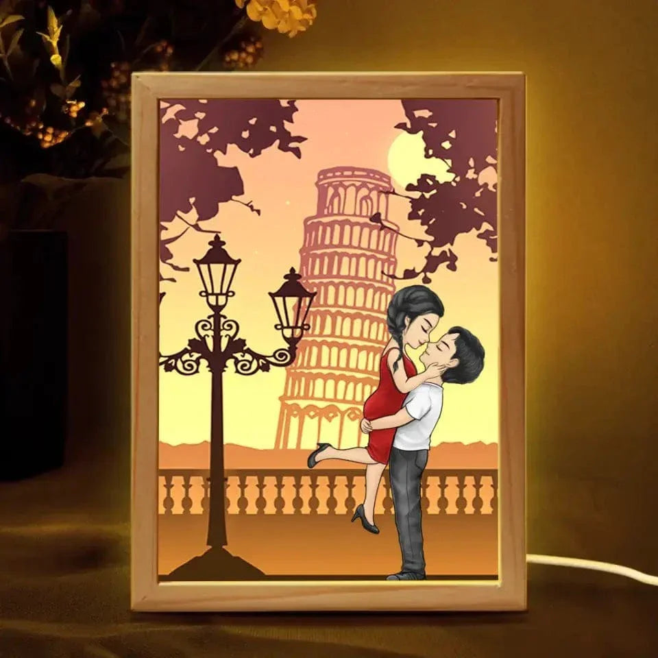 Couple Personalized Custom Frame Box - Just Want To Be Your Last Everything - Joliny