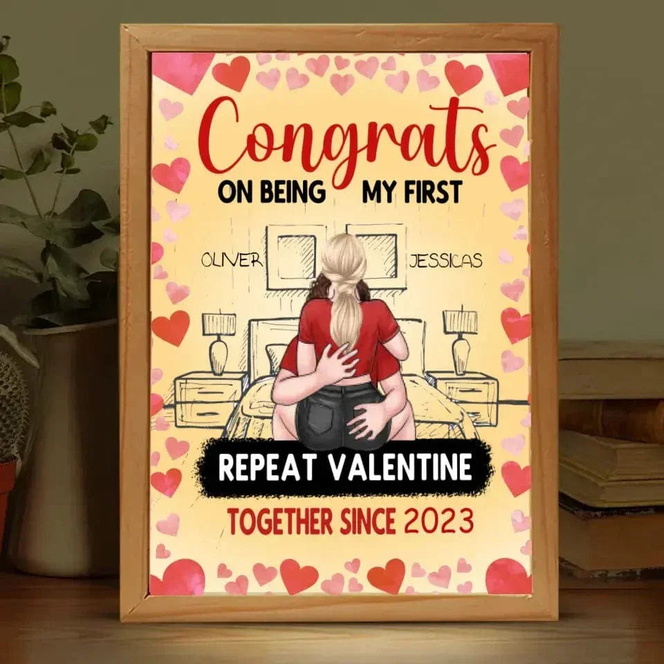 Couple Personalized Custom light box- Gift For Husband Wife, Anniversary - Joliny