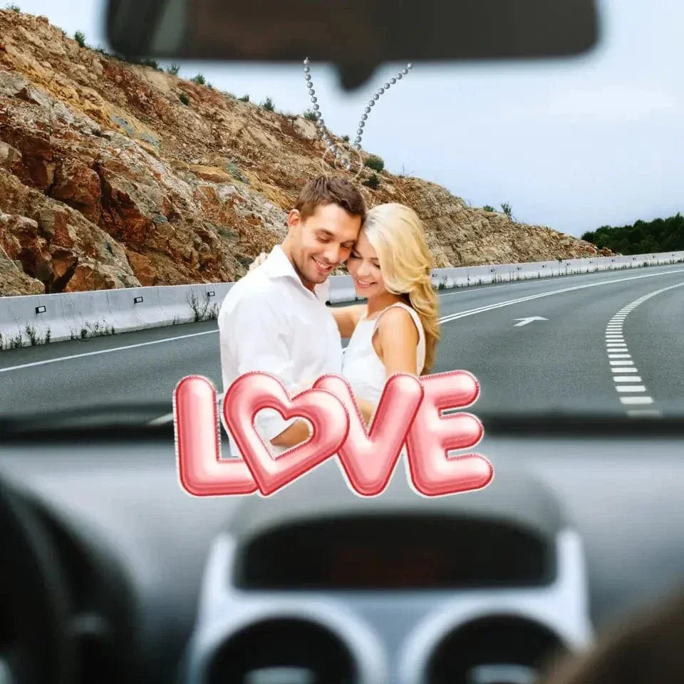 Couple Personalized Custom Photo Shaped Acrylic Keychain - Gift For Husband Wife, Anniversary - Joliny