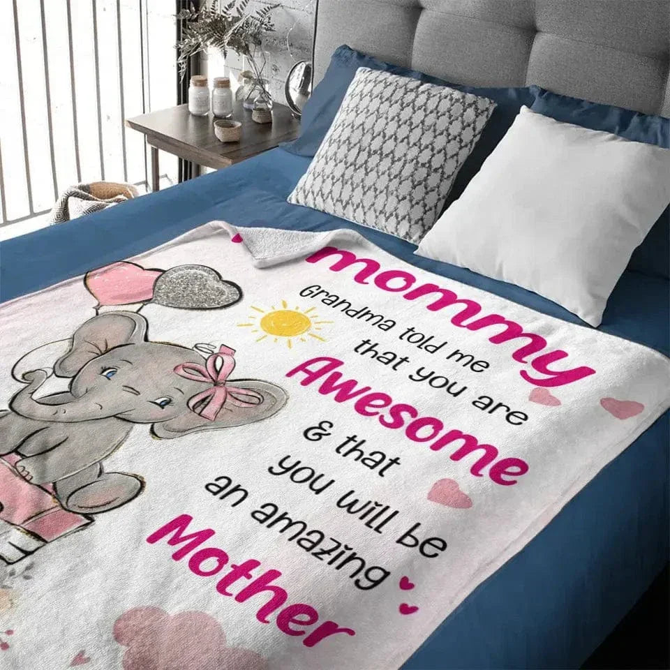 Custom Blanket Designs, Custom Blankets for You,ShineOn-Hi Mommy - Joliny