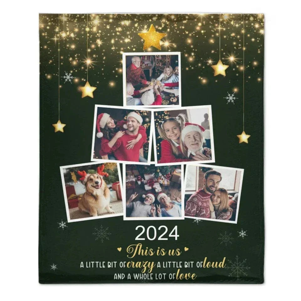 Custom Photo Being With Family Is The Best Part Of Christmas - Family Personalized Custom Blanket - Christmas Gift For Family Members - Joliny