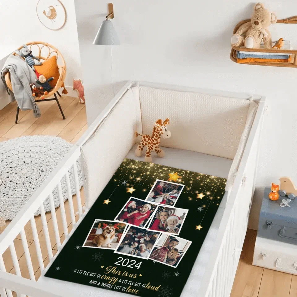 Custom Photo Being With Family Is The Best Part Of Christmas - Family Personalized Custom Blanket - Christmas Gift For Family Members - Joliny
