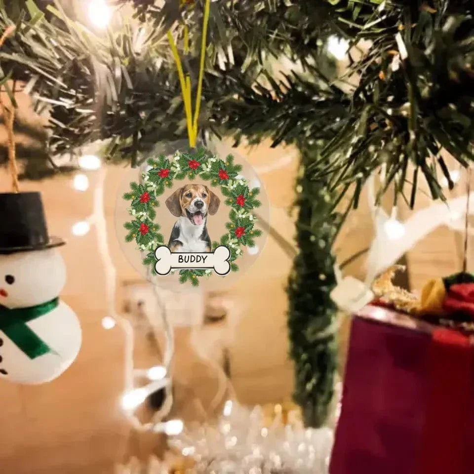 Custom Photo Dog Cat Acrylic Ornament - Joliny