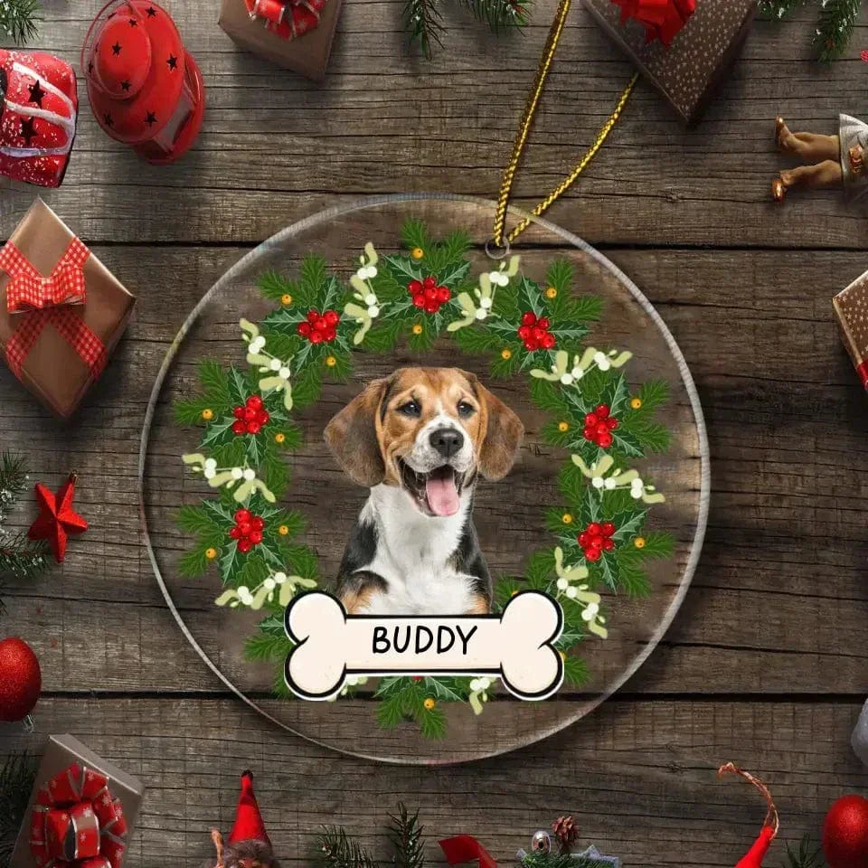 Custom Photo Dog Cat Acrylic Ornament - Joliny