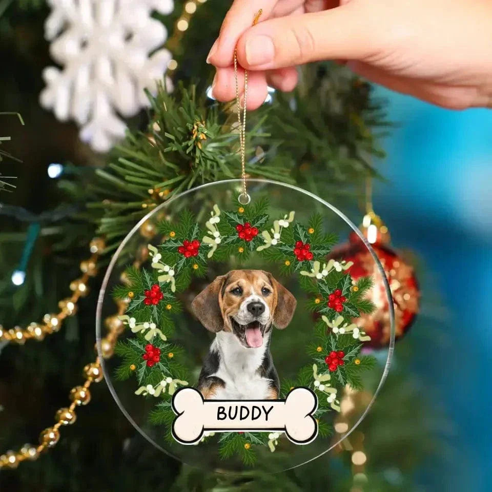 Custom Photo Dog Cat Acrylic Ornament - Joliny