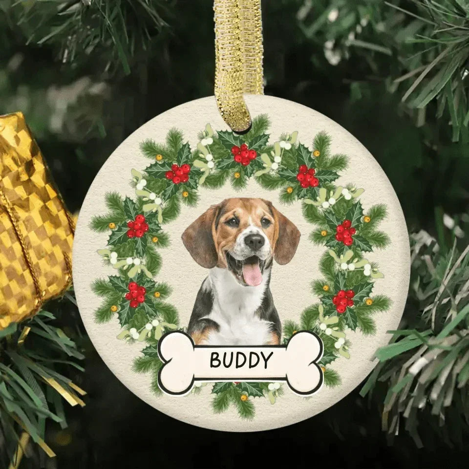 Custom Photo Dog Cat Ceramic Ornament - Joliny