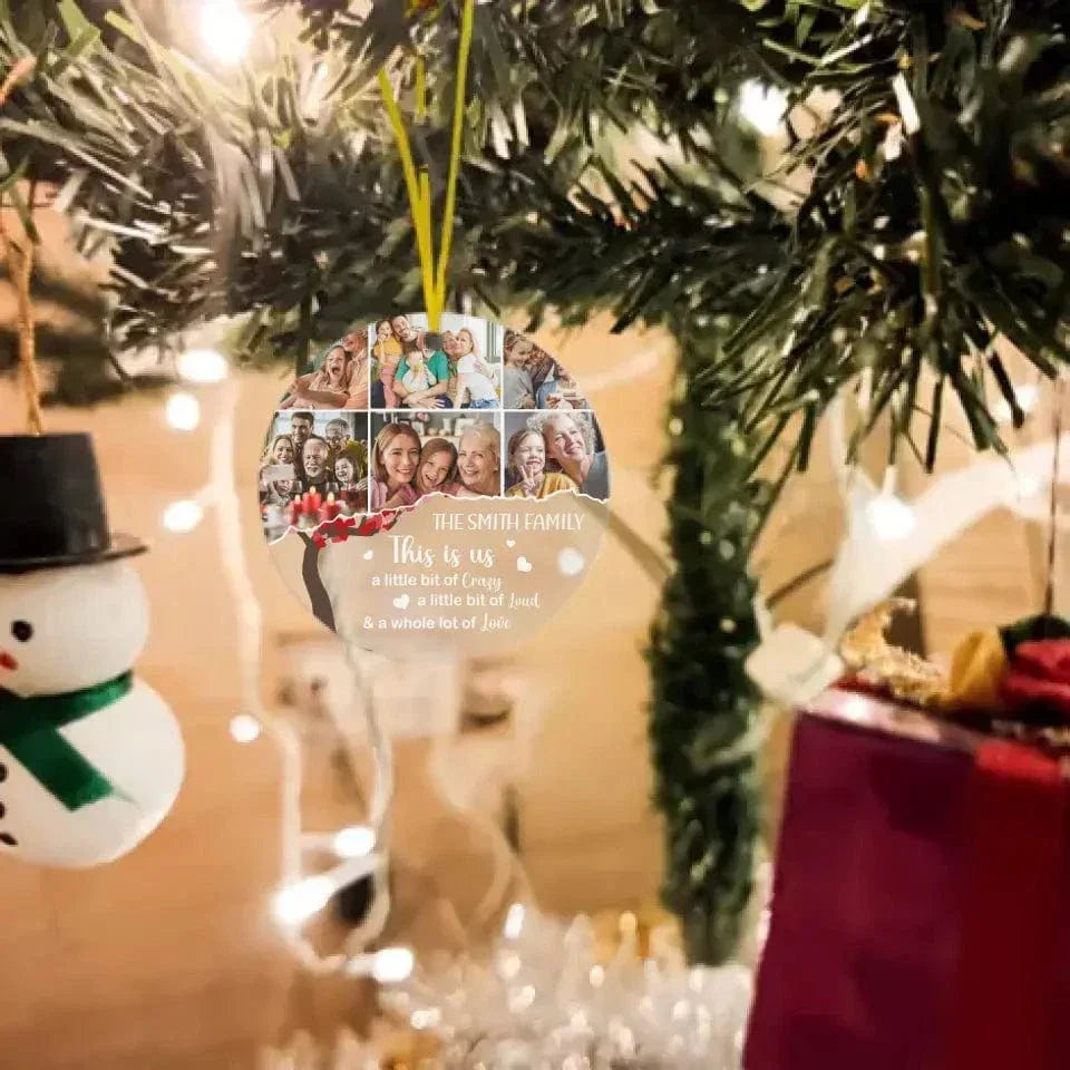 Custom Photo Family Tree Acrylic Ornament - Joliny
