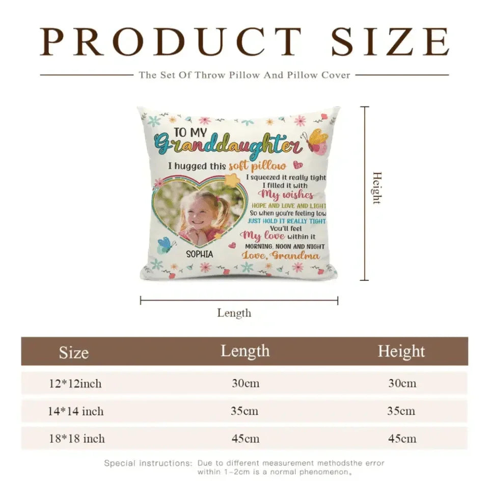 Custom Photo You'll Feel My Love - Family Personalized Custom Pillow - Gift For Family Members - Joliny