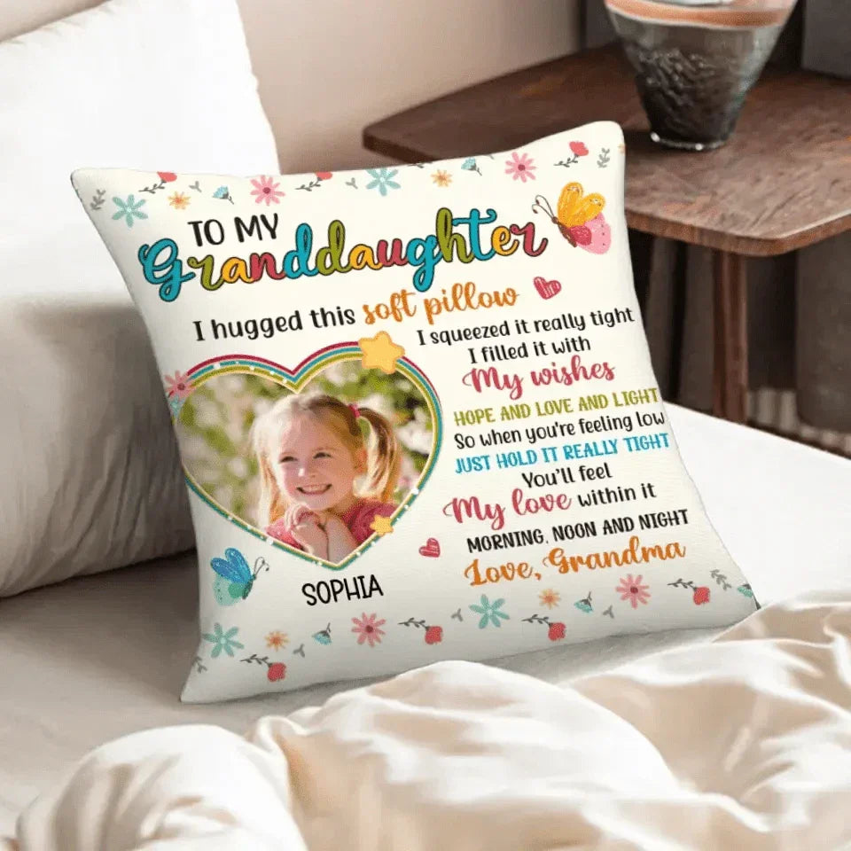 Custom Photo You'll Feel My Love - Family Personalized Custom Pillow - Gift For Family Members - Joliny