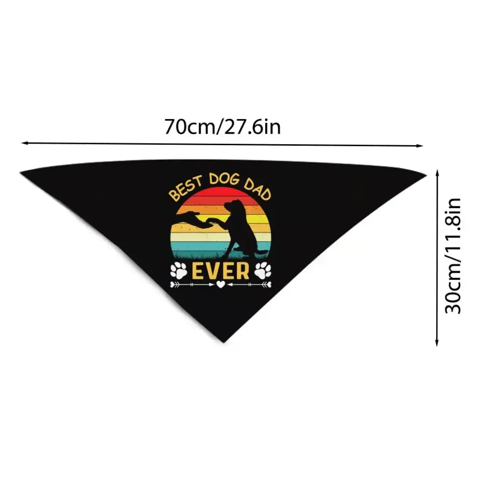 Custom Puppy Pet Scarf Triangle Bibs Kerchief - Joliny