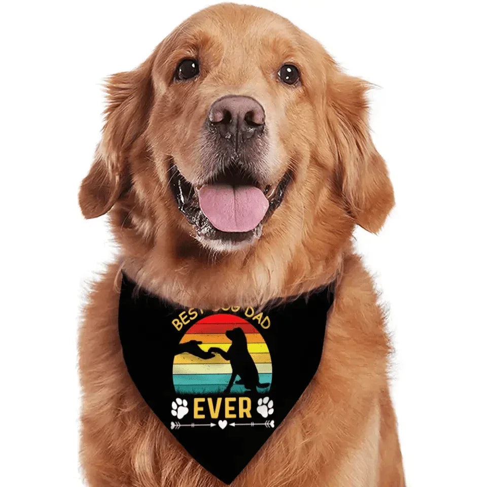 Custom Puppy Pet Scarf Triangle Bibs Kerchief - Joliny