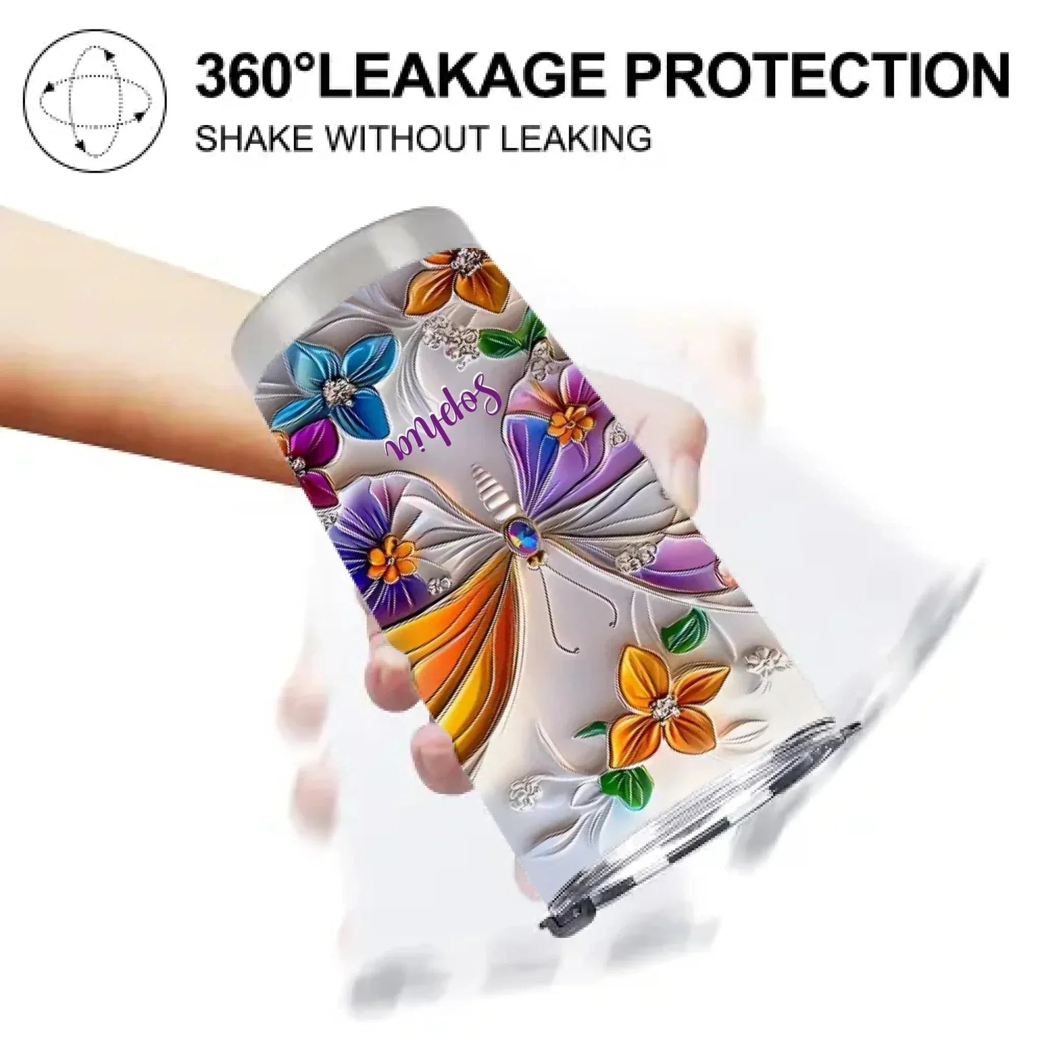 Customised Butterfly Themed Mugs - Personalised Name Gorgeous Butterfly Print Decorative Mugs - A Gift For Family,Friend,Sister,BFF,Butterfly Lovers - Joliny