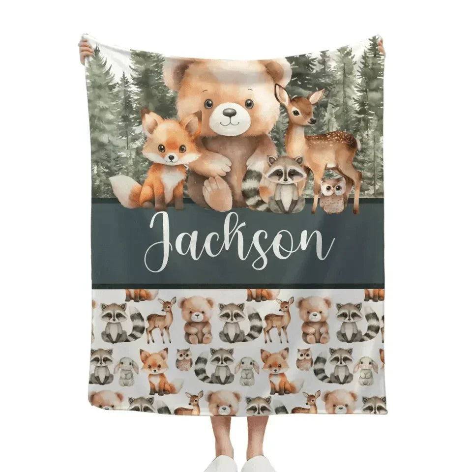 Customized Baby Blanket With Name - Customized Baby Gift For Newborn - Joliny
