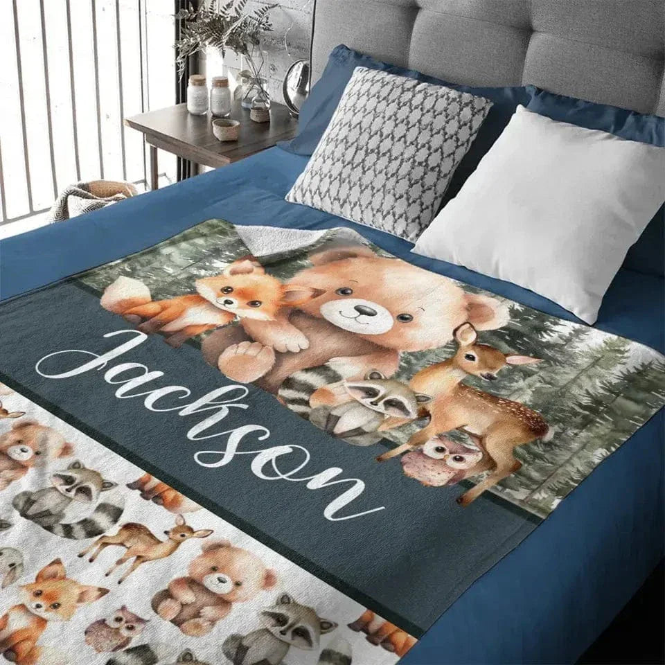 Customized Baby Blanket With Name - Customized Baby Gift For Newborn - Joliny