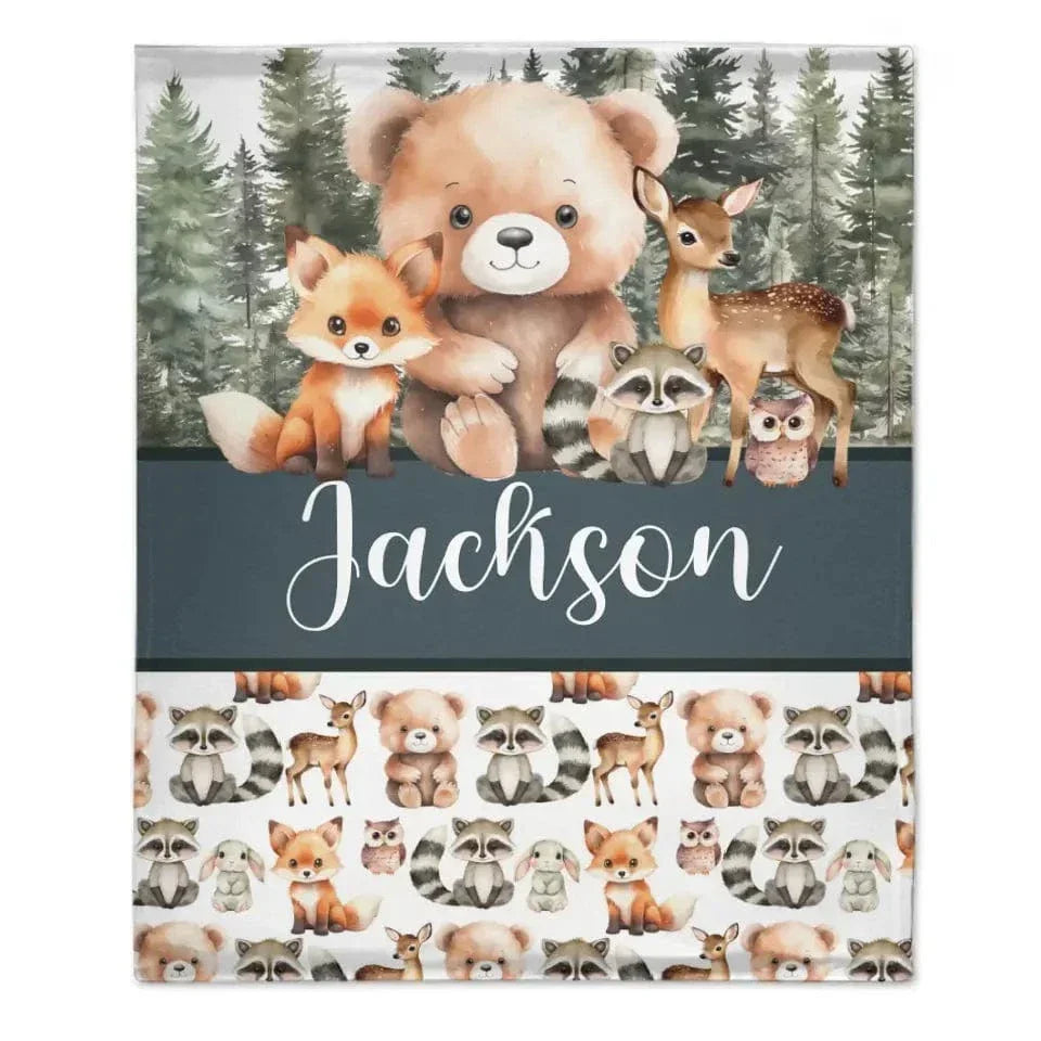 Customized Baby Blanket With Name - Customized Baby Gift For Newborn - Joliny
