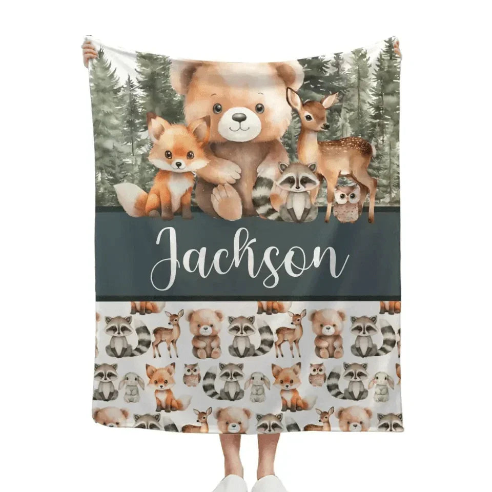Customized Baby Blanket With Name - Customized Baby Gift For Newborn - Joliny