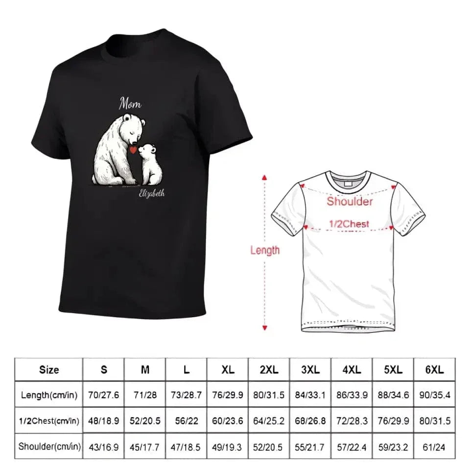 Customized bear children's cotton T-shirt with personalized name - Joliny